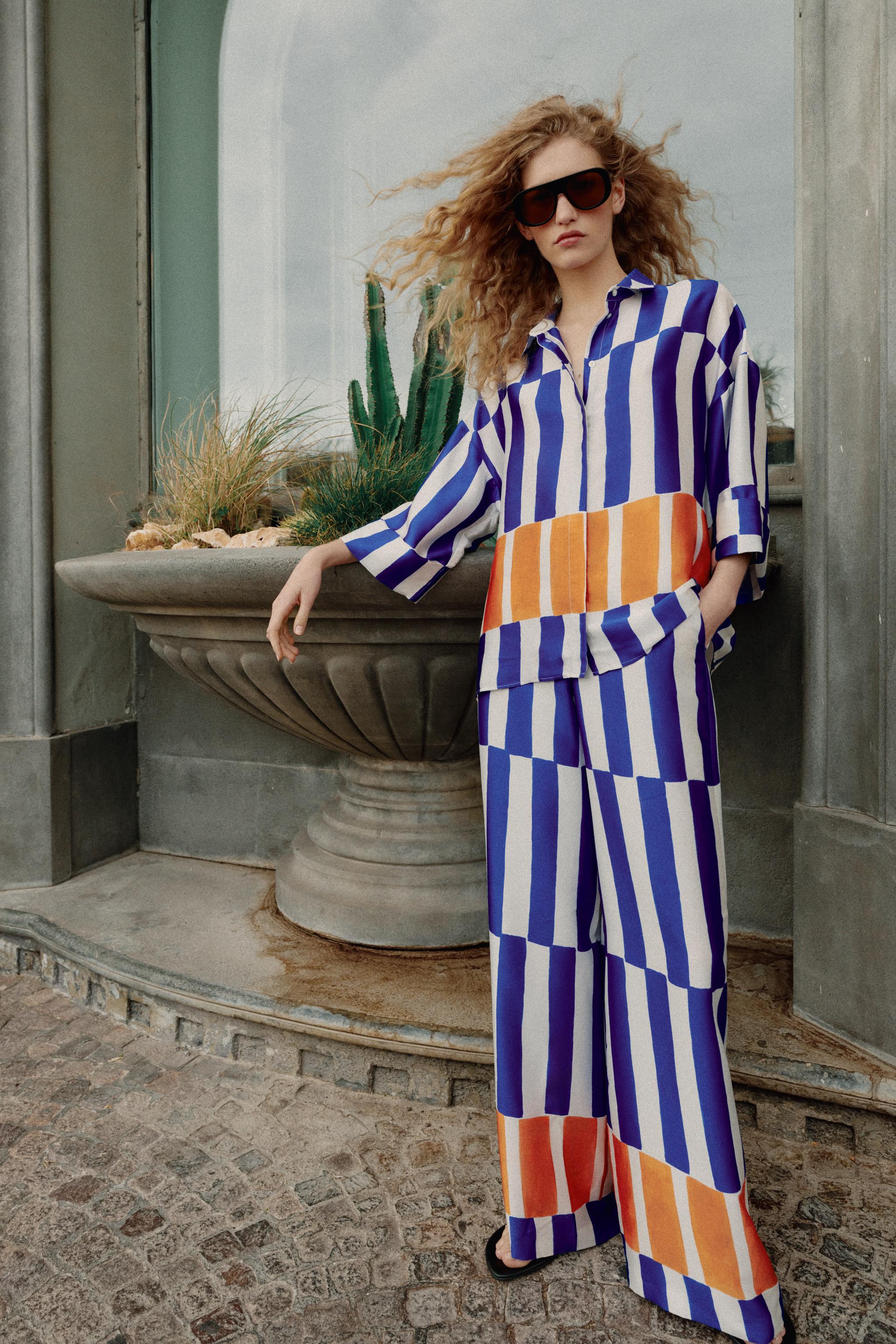 CHEMISE OVERSIZE À RAYURES
